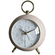 目覚まし時計 イニシャル 連続秒針 Initial Alarm Clock K BK-0003