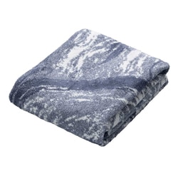 ヘアドライタオル カラリマーブル ネイビー