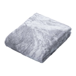 ヘアドライタオル カラリマーブル グレー