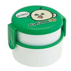 弁当箱 500ml 抗菌丸型ランチBOX2段 パンパンくんの日常 ONWR1AG