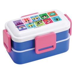 弁当箱 600ml 抗菌2段ふわっと弁当箱 パワーパフガールズ PFLW4AG