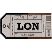 BAGGAGE TAG RUG 40×80 London 001483