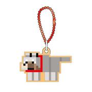 MCT-PUP-OK Minecraft（マインクラフト） ぷっくりったいプチボールチェーン オオカミ