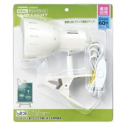E26 クリップライトホワイト 電球別売60Wまで CLX60X03WH