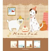 限定 メモパッド 雪景色とわんこ LM361