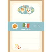 限定 ミニレターセット パスタわんこ イタリア LT744