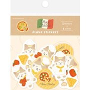 限定 和紙フレークシール ピザにゃんこ イタリア QSA334