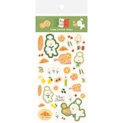 限定 透明シールシート パンわんこ イタリア QS344