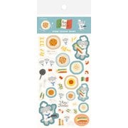限定 透明シールシート パスタわんこ イタリア QS347