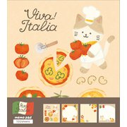 限定 メモパッド ピザにゃんこ イタリア LM364