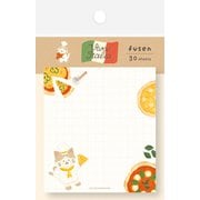 限定 付箋 ピザにゃんこ イタリア QF254