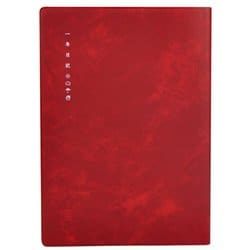 一年日記 A5 縦罫 赤 D1560C