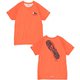 ランニングフットプリントTシャツ レディース ランニングウェア シャツ Orange（D001） WMサイズ CH11-2639