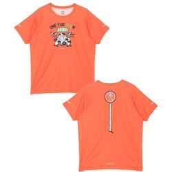 ランニングワンフォーチームTシャツ メンズ ランニングウェア シャツ Orange（D001） Mサイズ CH01-2640