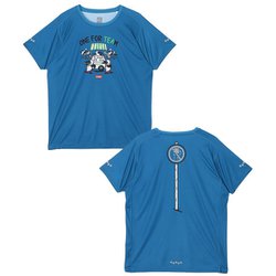 ランニングワンフォーチームTシャツ レディース ランニングウェア シャツ Blue（A001） WMサイズ CH11-2640