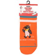 ランニングコスチュームブービークルーソックス メンズ ランニングウェア ソックス Orange(D001) Mサイズ CH06-1138