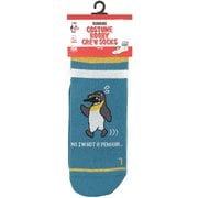 ランニングコスチュームブービークルーソックス メンズ ランニングウェア ソックス Blue(A001) Sサイズ CH06-1138