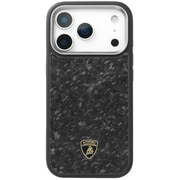 iPhone 17 Pro Max用 ケース 高級 カーボンファイバー バックカバー Magsafe充電対応 LB-TPUPCMIP17PM-HU/D14-GD