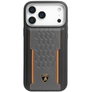 iPhone 17 Pro Max用 ケース 高級 本革 バックカバー Magsafe充電対応 オレンジライン LB-TPUPCMIP17PM-RE/D1-OE