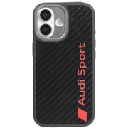 iPhone 17用 ケース 高級 リアルカーボン バックカバー Magsafe充電対応 ブラック AUS-TPUPCMIP17-R8/D2-BK