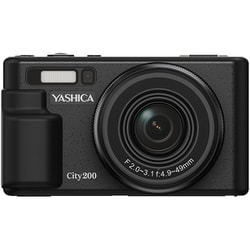 YAS-DGC200-BK [コンパクトデジタルカメラ YASHICA City 200 Black]