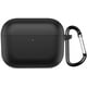 AirPods Pro 3用 カラビナ付きシリコンケース ブラック APP3-SL-BK