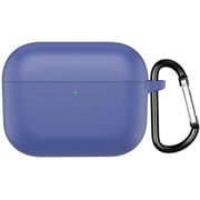 AirPods Pro 3用 カラビナ付きシリコンケース ネイビー APP3-SL-NV