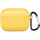 AirPods Pro 3用 カラビナ付きシリコンケース イエロー APP3-SL-YE