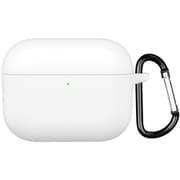 AirPods Pro 3用 カラビナ付きシリコンケース ホワイト APP3-SL-WH