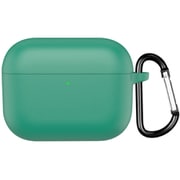 AirPods Pro 3用 カラビナ付きシリコンケース グリーン APP3-SL-GR