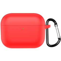 未使用　AirPods 3 専用ケース カラビナ付き　赤　レッド　ケース ヨドバシ.com - アイキューラボ iQ Labo AirPods Pro 3用