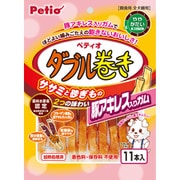 ダブル巻き 豚アキレス入りガム 11本入 [犬用デンタルケア ややかたい 全犬種用]