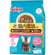 i CARE 腸内環境ケア フィッシュ＆チキン味 [猫用 キャットドライ 12ヶ月頃までの子ねこ用 1.2kg（300g×4袋）]