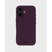 iPhone 16用 ソフトタッチシリコーンケース Deep Plum 16995