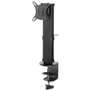 モニタースタンド クランプ固定式 32インチ対応 上下/左右/回転 耐荷重8Kg VESA75×75/100×100対応 10段階高さ調整可能 ブラック CR-LAC101BK