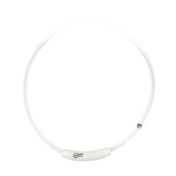 ループ セイフ LEDリング クリアグリーン 65cm [首輪タイプ USB充電式LEDライト]