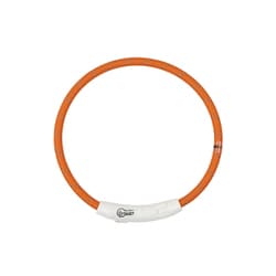 ループ セイフ LEDリング オレンジ 45cm [首輪タイプ USB充電式LEDライト]