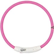 ループ セイフ LEDリング ピンク 45cm [首輪タイプ USB充電式LEDライト]