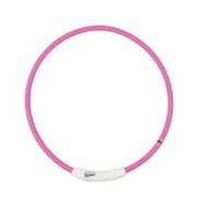 ループ セイフ LEDリング ピンク 65cm [首輪タイプ USB充電式LEDライト]