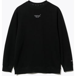 BAKUNE スウェット メンズ ロングスリーブ クルーネック ブラック M 25FW