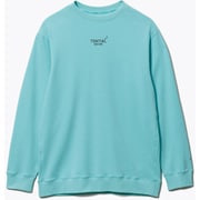 BAKUNE スウェット メンズ ロングスリーブ クルーネック ターコイズ XL 25FW