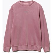 BAKUNE ベロア ロングスリーブ クルーネック ピンク S 25FW