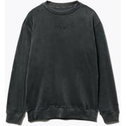 BAKUNE ベロア ロングスリーブ クルーネック ダークグレー L 25FW