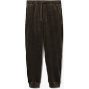 BAKUNE ベロア ロングパンツ ブラウン XL 25FW