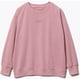 BAKUNE スウェット ウィメンズ ロングスリーブ クルーネック ピンク L 25FW