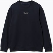 BAKUNE スウェット ウィメンズ ロングスリーブ クルーネック ネイビー XL 25FW
