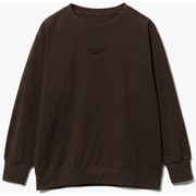 BAKUNE スウェット ウィメンズ ロングスリーブ クルーネック ブラウン M 25FW