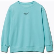 BAKUNE スウェット ウィメンズ ロングスリーブ クルーネック ターコイズ L 25FW