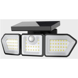ソーラー式センサーライト 3灯 IP65 HX10LT-058BK