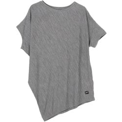 WヨガルーズTシャツ レディース フィットネス ヨガ シャツ CASHMERE GREY MELANGE(55F) Mサイズ SNW013470N